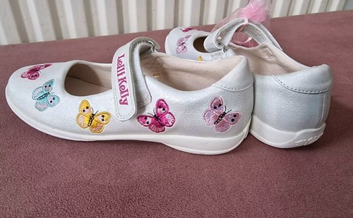 Lelli Kelly Butterfly Girls Cream Shoes - Picture 7 of 10
