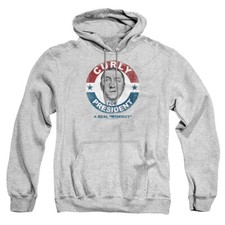 The Three Stooges "Curly For President" Hoodie, Sweatshirt or Long Sleeve Tee