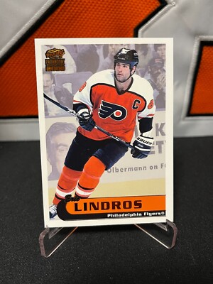 Eric Lindros # Philadelphia Flyers # 1999-00 Pacific Paramount COPPER#173
