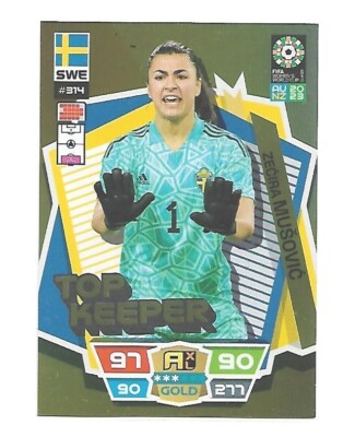 2022-23 FIFA WWC Top Keeper- Gold - Zecira Musovic - Sweden #314