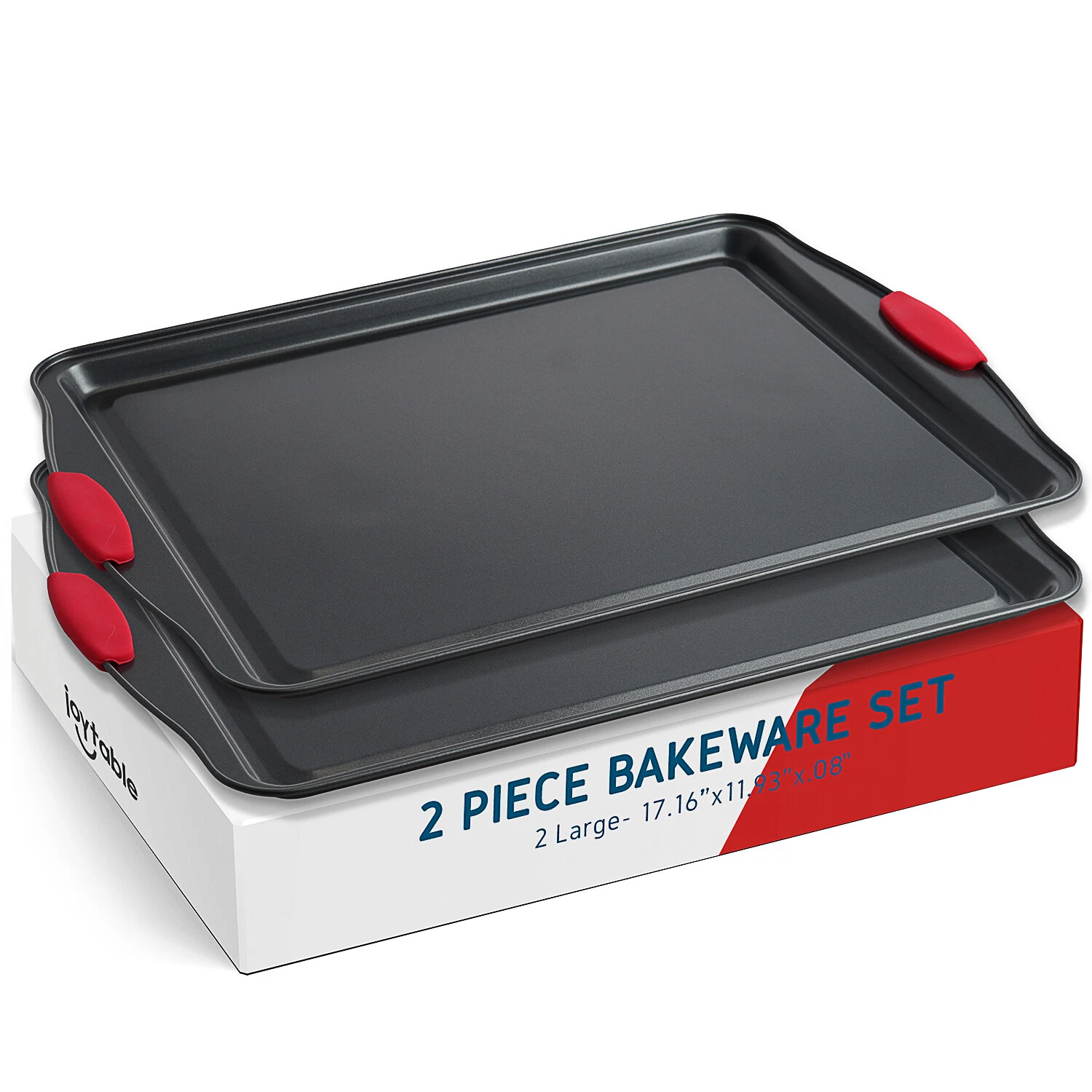 2 Piece Baking Sheet Pan Set Joytable Nonstick Steel Durable Large Cookie Sheets
Opens in a new wind