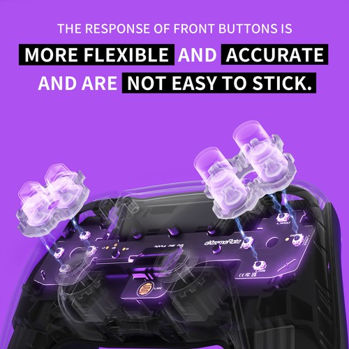 Face Clicky Kit for Custom PS5 Controller BDM-030 BDM-040 BDM-050 Face Buttons - Picture 7 of 8