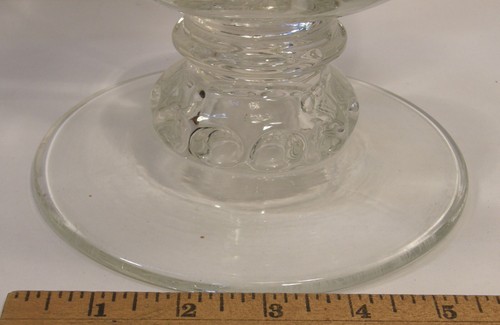 VINTAGE TIFFIN DAKOTA GLASS APOTHECARY CANDY STORE FOOTED BALL JAR SHOW GLOBE - Picture 7 of 24