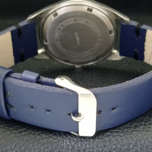 HMT JANATA AUTHENTISCHE INDISCHE HERREN HANDAUFZUG BLAUES ZIFFERBLATT UHR a430070-a - Bild 2 von 9