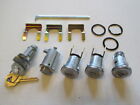 <!--F#f_0-->Holden FE FC FB EK EJ HD HR Lock Set w/ Ribbed Caps Ignition Door Boot Glove Box<!--F/-->