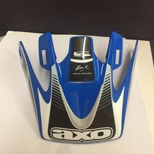 AXO RX-5 Helmet Visor Motocross Blue Collectable Vintage