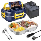 <!--F#f_0-->Portable Mini Microwave 12v/24v Heated Electric Lunch Box Food Warmer For Car<!--F/-->