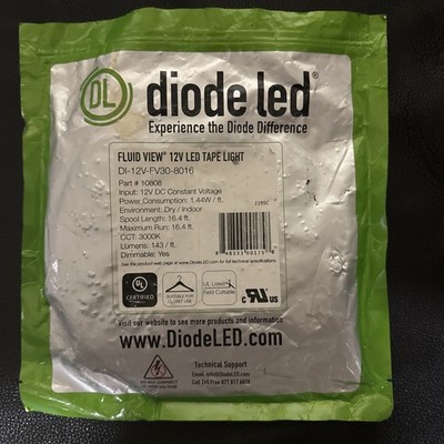 Diode Led Fluid View 12V  LED TAPE LIGHT  DI-12V-FV30-8016