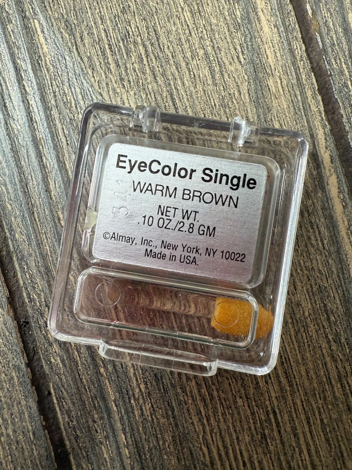 Almay Eye Color Single Warm Brown Eyeshadow Vintage Makeup - Image 2 of 2