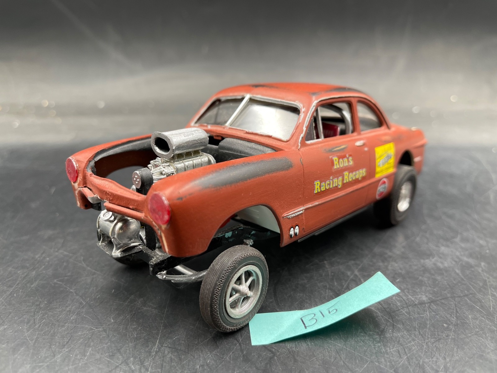 B15 amt 1949 Ford Coupe Gasser vintage BUILT MODEL Car 1/25 McM
