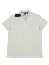 Hugo Boss Men s Forli White Slim Fit Stretch Cotton Mesh Polo Shirt Size L NWT