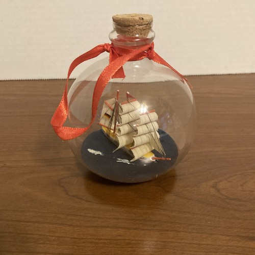 Ganz Ship In A Bottle Ornament - Picture 5 of 16