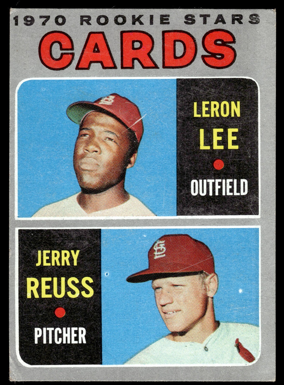 Cards 1970 Rookie Stars (Leron Lee / Jerry Reuss) 1970 Topps #96  Cardinals