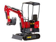 Mini-pelle 1 tonne moteur Koop 7 kW 1 cylindre MW Tools MG10B