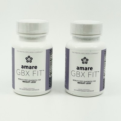 AMARE GLOBAL GBX FIT 30 CAPSULES 2 PACK Quadbiotic For Weight Loss New Sealed