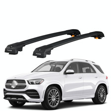 Roof Racks Cross Bars for Mercedes GLE 2016-2025 Black aluminum Anti theft lock