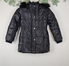 Abercrombie  Fitch Ultra Collection 11/12 Black Jacket Faux Fur Lined Hooded