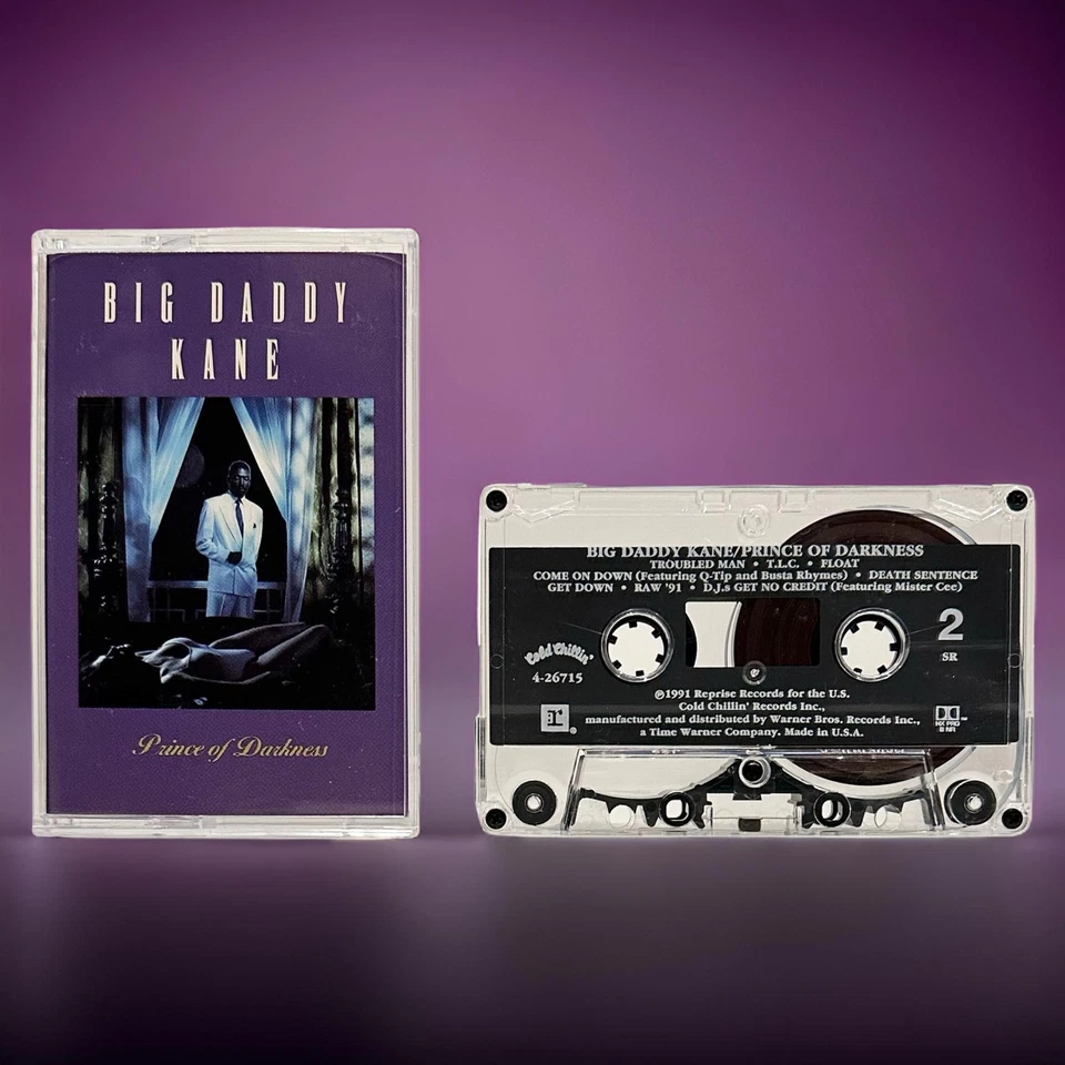 •BIG DADDY KANE - PRINCE OF DARKNESS• ~1991 OG PRESSING~ (CASSETTE TAPE) (2) - Image 3 of 4