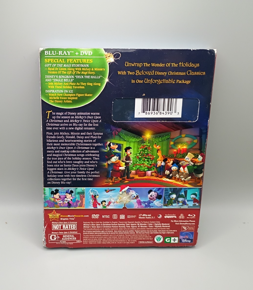 Mickeys Once Upon a Christmas/Mickeys Twice Upon a Christmas (Blu