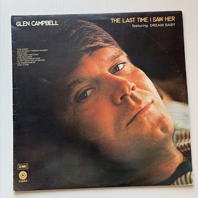 Glen Campbell The Last Time I Saw Her LP 1971 Capitol E-SW733 EX/EX UK Vinyl
