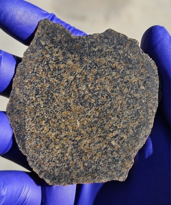 Ouargla 010- Meteorite from Mars   21.535g Polished Slice 
