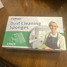 Fun we Dust Cleaning Sponge (6-pack) Damp Dusting Sponges For Multi Purpose BB