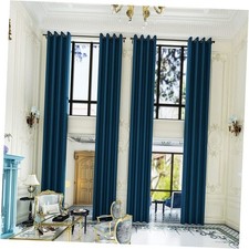 Extra Long Blackout Curtains - 2 Story High 52"W x 168"L Pack of 1 Navy