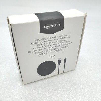Amazon Basics Ladepad kabelloses Ladezubehör Smartphone Zubehör Schnellladung Qi