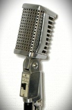 Vintage 1960's Monarch M-16 Dynamic Microphone, working w/stand-cable (Hear it)