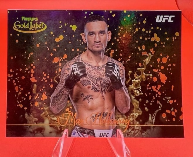 2024 Topps Gold Label UFC Gold Splatter Max Holloway