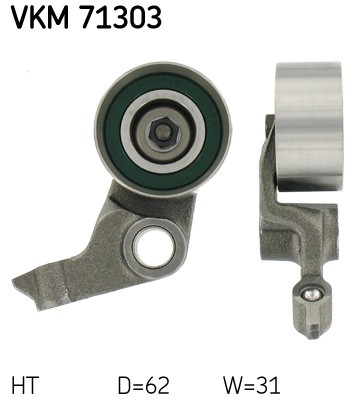 Upper SKF SWEDEN VKM 71303 Tensioner Pulley, timing belt for TOYOTA