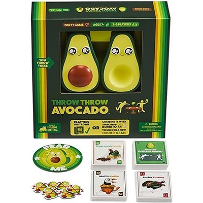 Throw Throw Avocado - A Dodgeball Card Game Sequel and Expansion Set