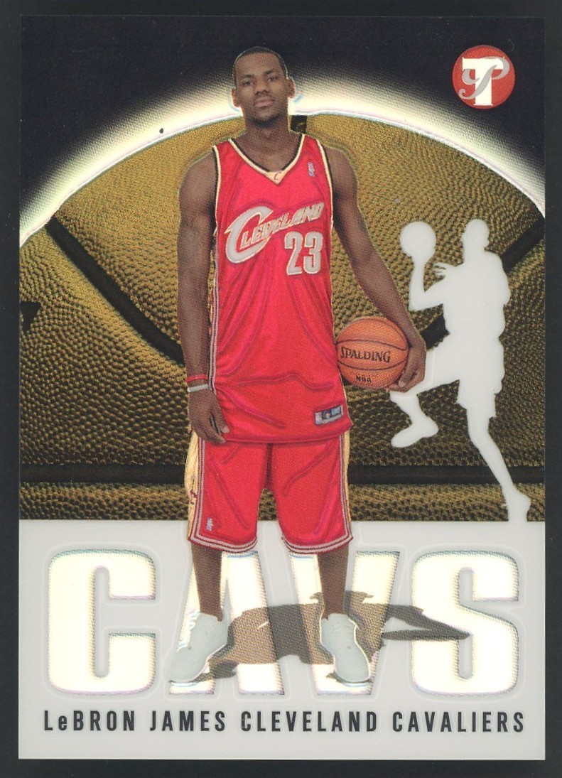 2003-04 Topps Pristine Refractor #101 LeBron James Cavaliers RC Rookie 1801/1999