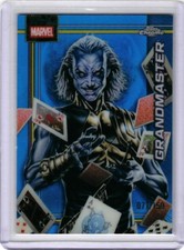 2026 Topps Chrome Marvel Comics #120 Grandmaster Blue Refractor /150