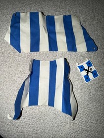 1989 LEGO Pirates Imperial Soldiers Caribbean Clipper REPLACEMENT 2SAILS & FLAG