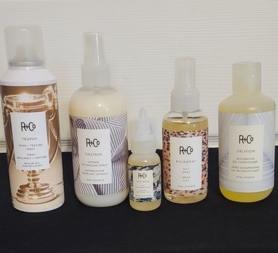 R+Co Mini Trio Bundle   Leave-In Conditioner, All-In-1 Hair Elixir, Dry Shampoo