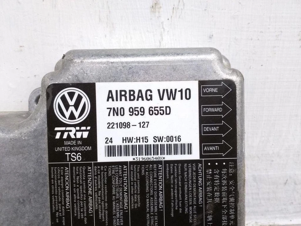 Centralina airbag Seat Alhambra 710, 711 7N0959655D 1.97 Diesel 2017 30329832 - Immagine 4 di 4