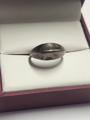 Sterling Silber Modernist Design Ring Größe 6,5