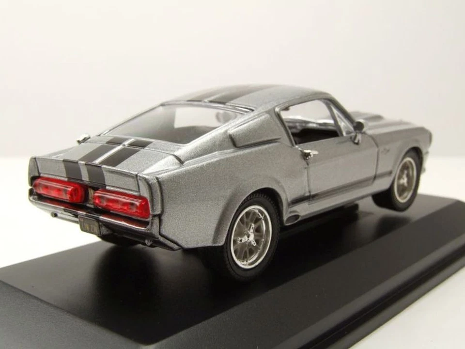 Ford Shelby Mustang GT 500 1967 silbergrau Eleanor Modellauto 1:43 Greenlight - Bild 2 von 4