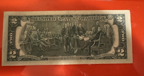 TWO DOLLAR STAR BILLS - $2 CIRCULATED STAR NOTE (L00903406*) - Picture 2 of 2