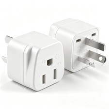 2 Pack US to Australia/New Zealand Plug Adapter, Type I Travel Power Adapter wit