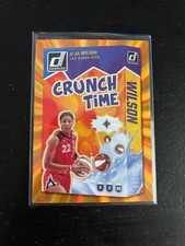 2025 Panini Donruss WNBA - Crunch Time A'ja Wilson #12 Orange Laser /399