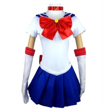 Anime Pretty Guardian Sailor Moon Tsukino Usagi Dress Skirt Suit Cosplay Costume