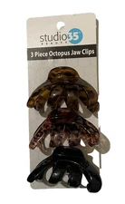 Studio 35 Beauty 3 Piece Octopus Jaw Clips (6 Pack)