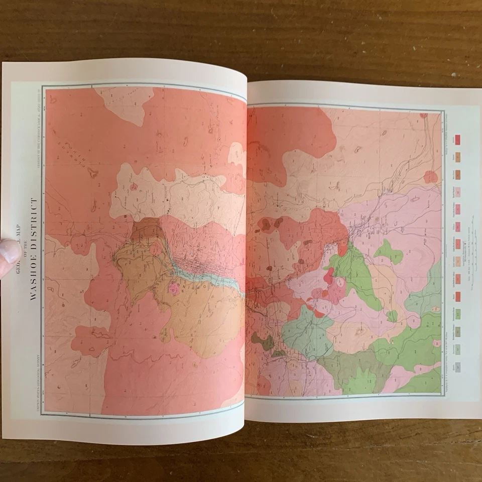 1882 Comstock Lode & Washoe District Atlas, Nevada / Color Facsimile - Image 4 of 4