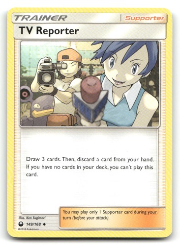 TV Reporter SM - Celestial Storm 149/168 LP Pokemon