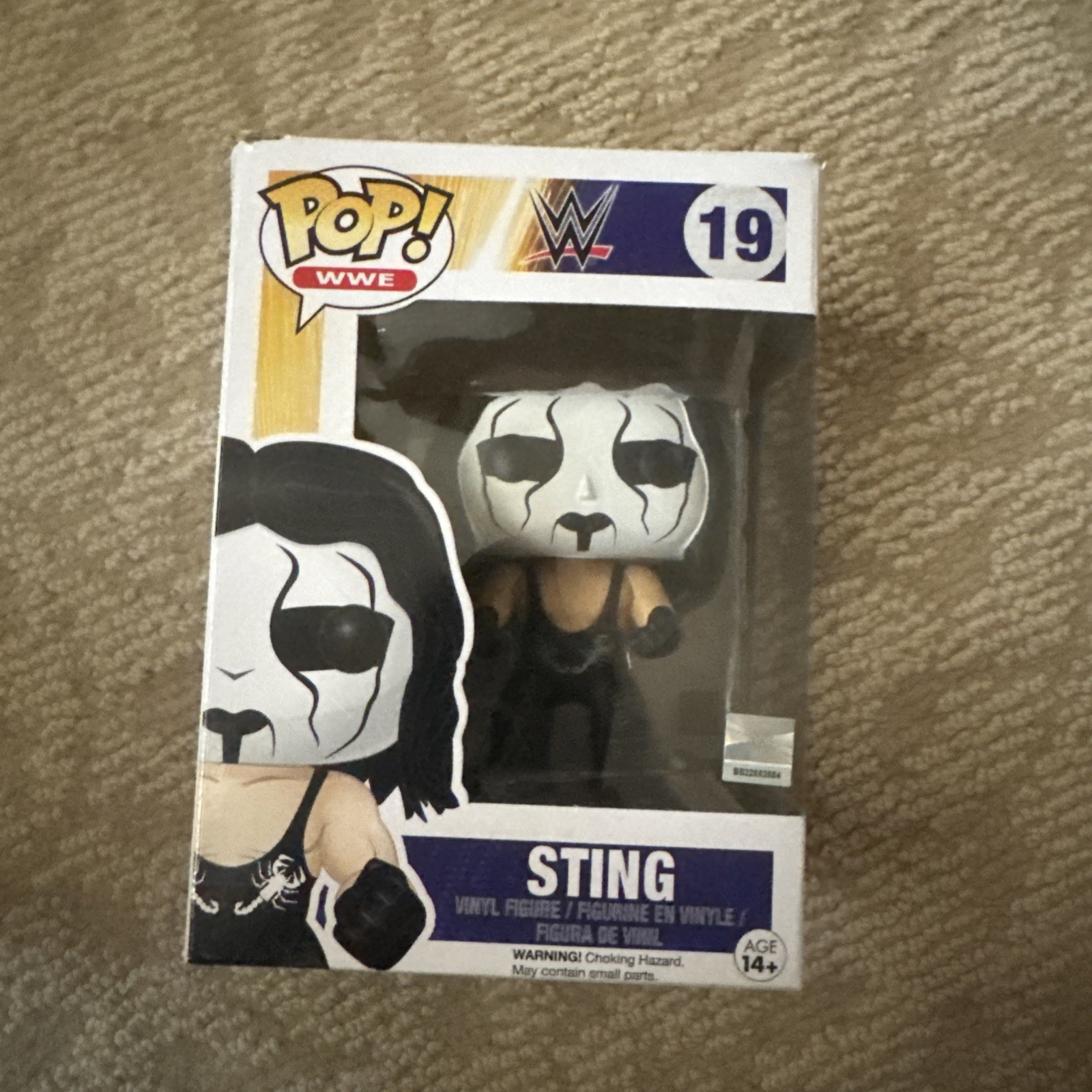 Sale Funko Pop! Wwe Sting #19 Vinyl Figure Damaged Box