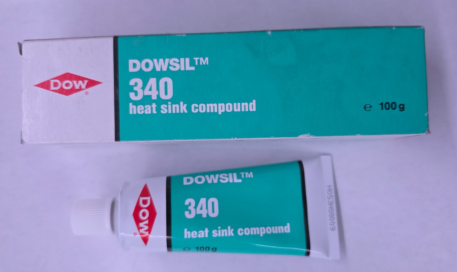 NEW DOWSIL 340 Silicone Heat Sink Compound / Grease White 142g Tube EXP 05/14/31