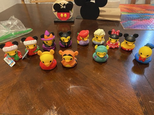 Lot of 12 JEEP Rubber Ducks - All Disney Characters Pre-Owned