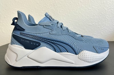 Size 8 - PUMA RS-XK Zen Blue/Silver Mist/White Lace Up Sneakers 392787-14